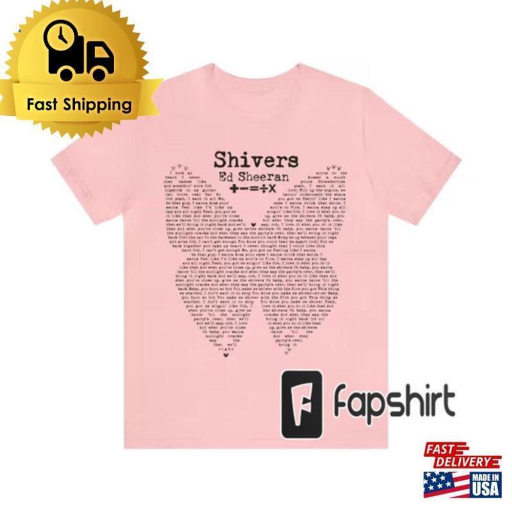 Shivers Shirt Ed Sheeran  Tour The Mathletics Concert Classic T-Shirt